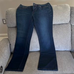 LOFT petite bootcut jeans